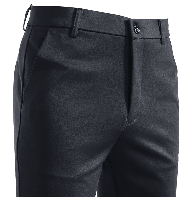 솔리드 블랙 남성용 컴포트 스트레치 포멀 수트 팬츠 버 - Formal Trouser Stretch 리뷰 및 가격