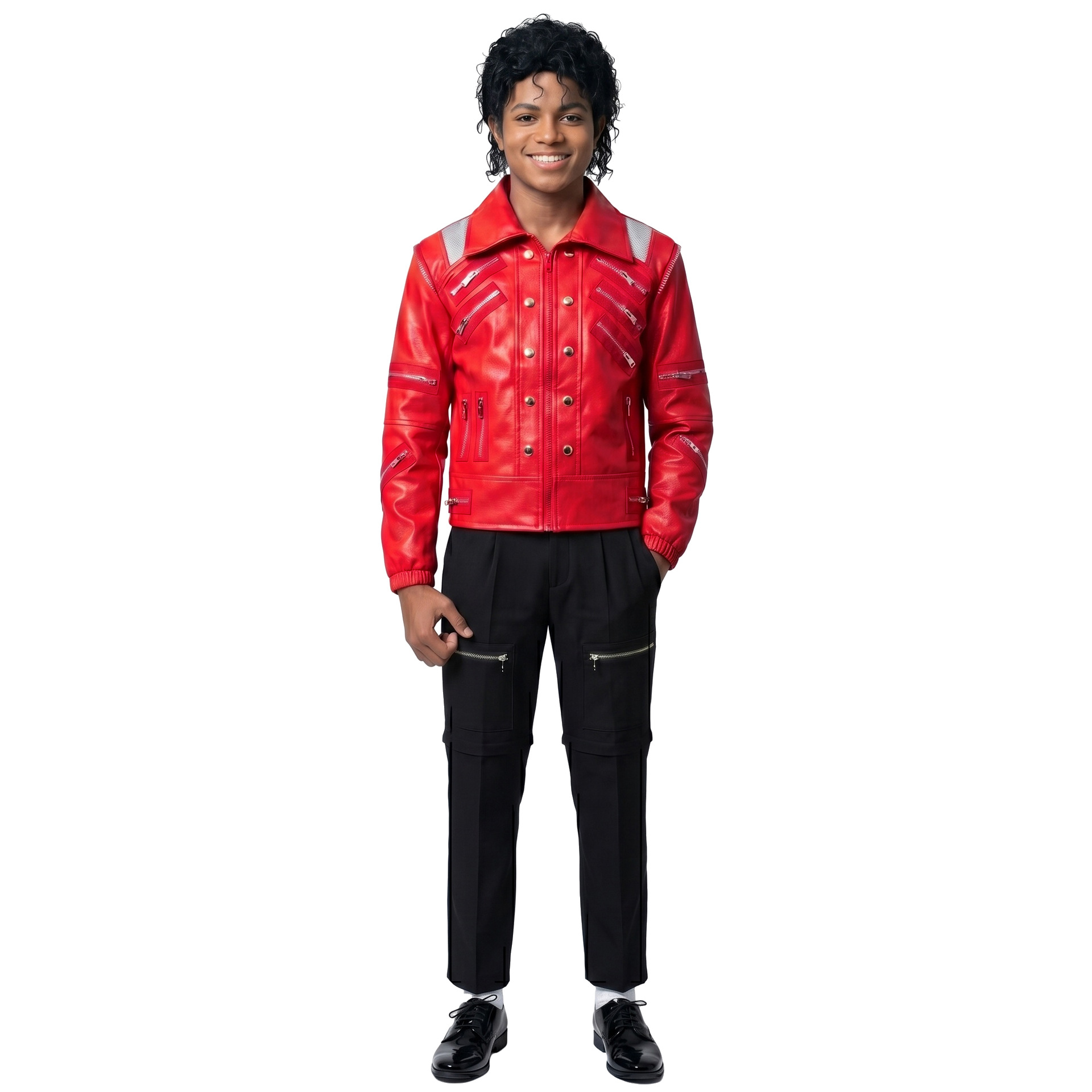 80년대 레트로 팝스타 의상 마이클 잭슨 스타일 비트  - Jacket Mens Fashion 리뷰 및 가격