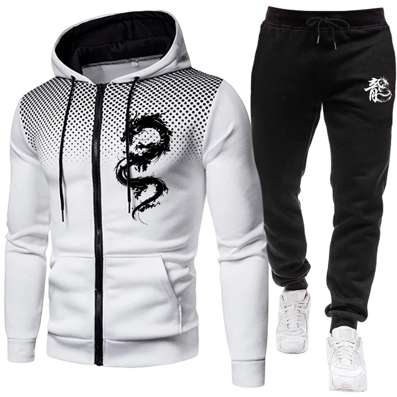 남성용 파리 드래곤 패턴 패션 프린트 세트 투피스 세트 - Men'S Fashion Clothing 리뷰 및 가격