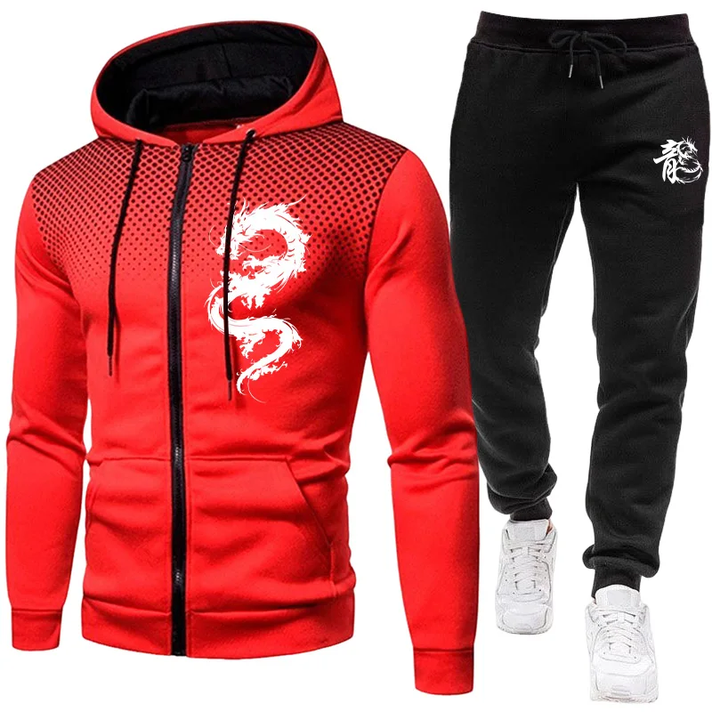 남성용 파리 드래곤 패턴 패션 프린트 세트 투피스 세트 - Men'S Fashion Clothing 리뷰 및 가격