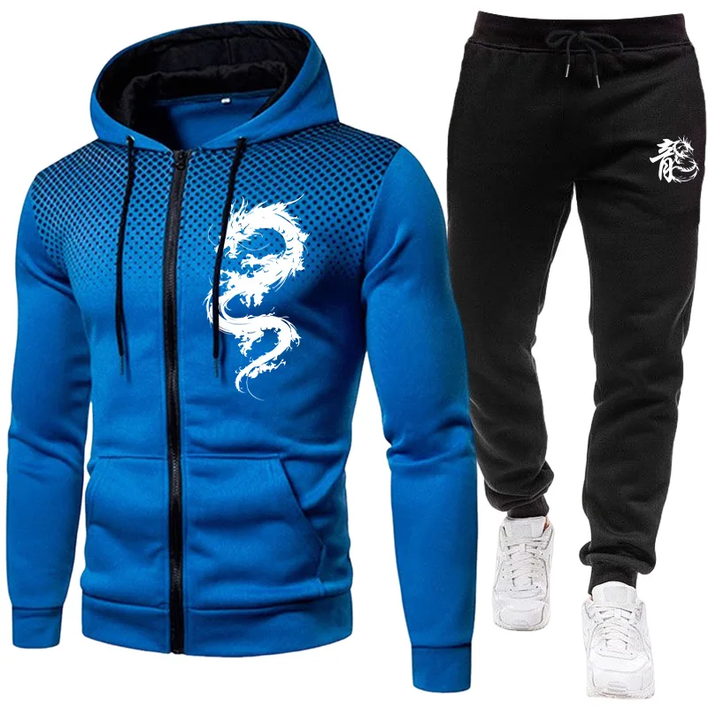 남성용 파리 드래곤 패턴 패션 프린트 세트 투피스 세트 - Men'S Fashion Clothing 리뷰 및 가격