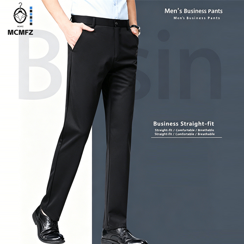 남성용 루즈핏 스트레이트 레그 4방향 스트레치 워크 팬 - Formal Trouser Stretch 리뷰 및 가격