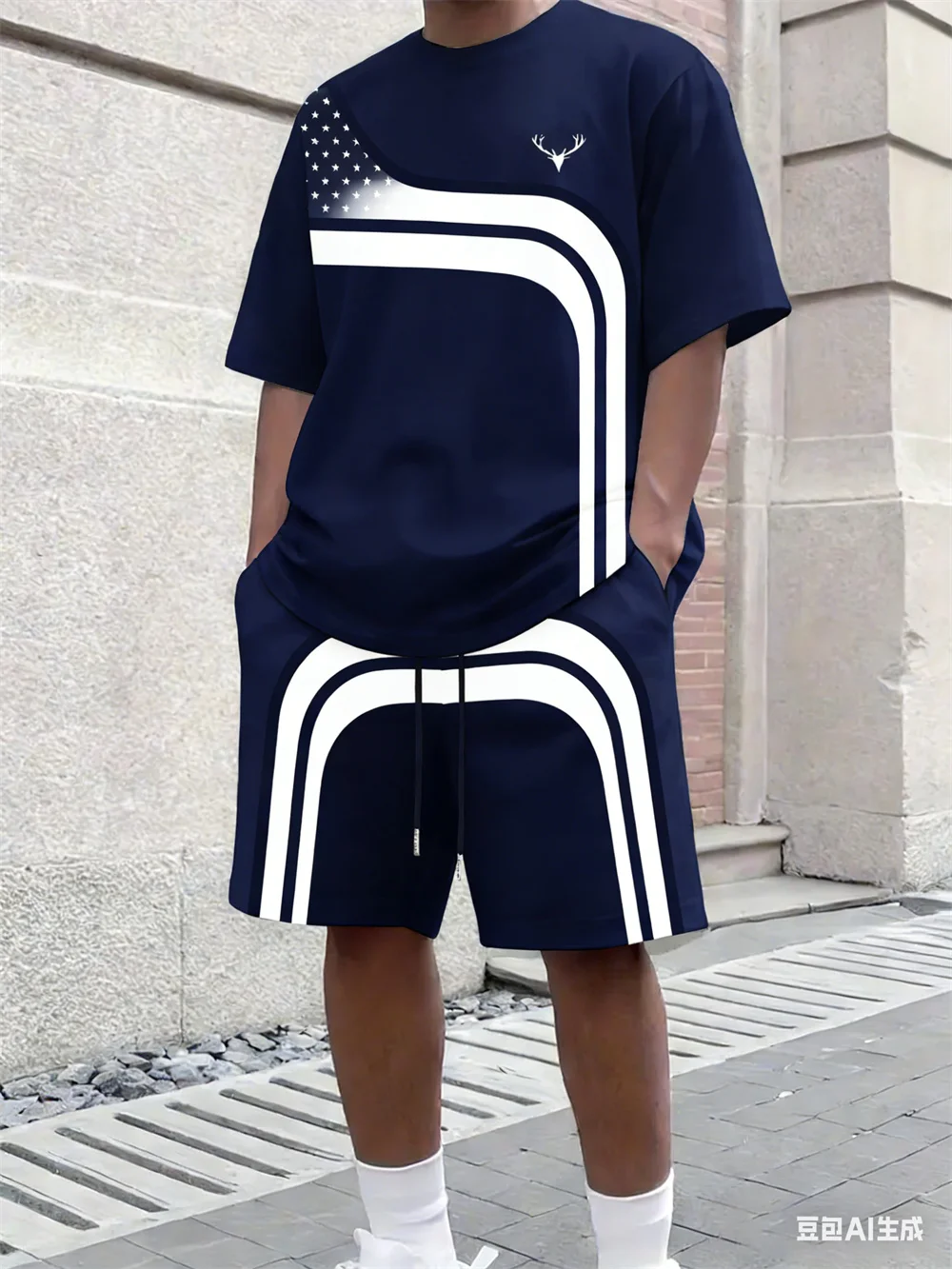 패션 여름 남성 스트라이프 프린트 편안한 통기성 라운드 - Men'S Fashion Clothing 리뷰 및 가격