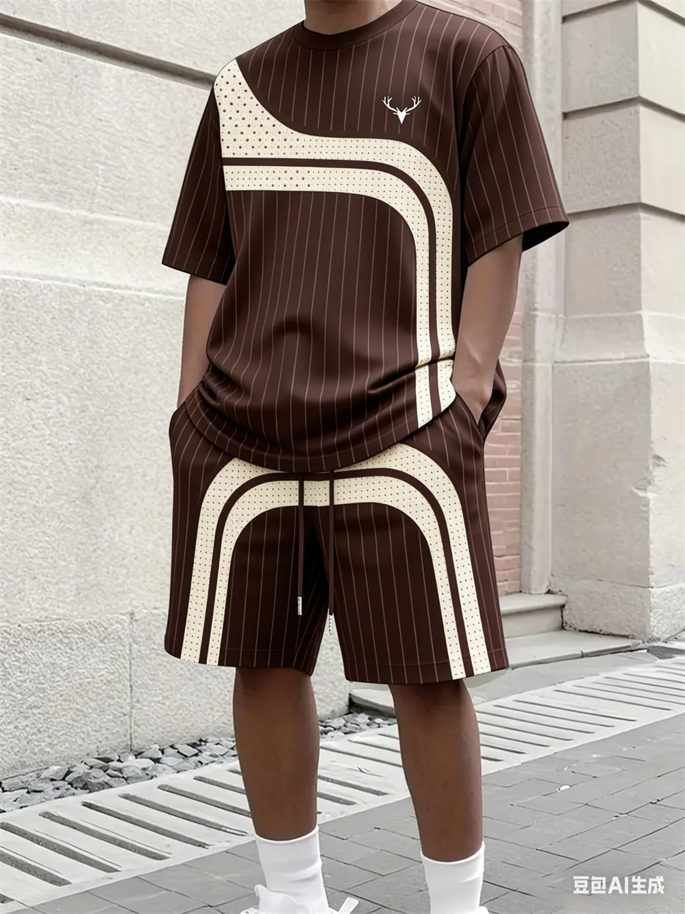 패션 여름 남성 스트라이프 프린트 편안한 통기성 라운드 - Men'S Fashion Clothing 리뷰 및 가격