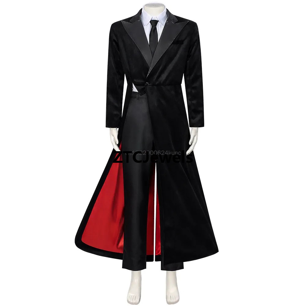 코스프레 Zhang Linghe 같은 스타일 블랙 레드 - Jacket Mens Fashion 리뷰 및 가격