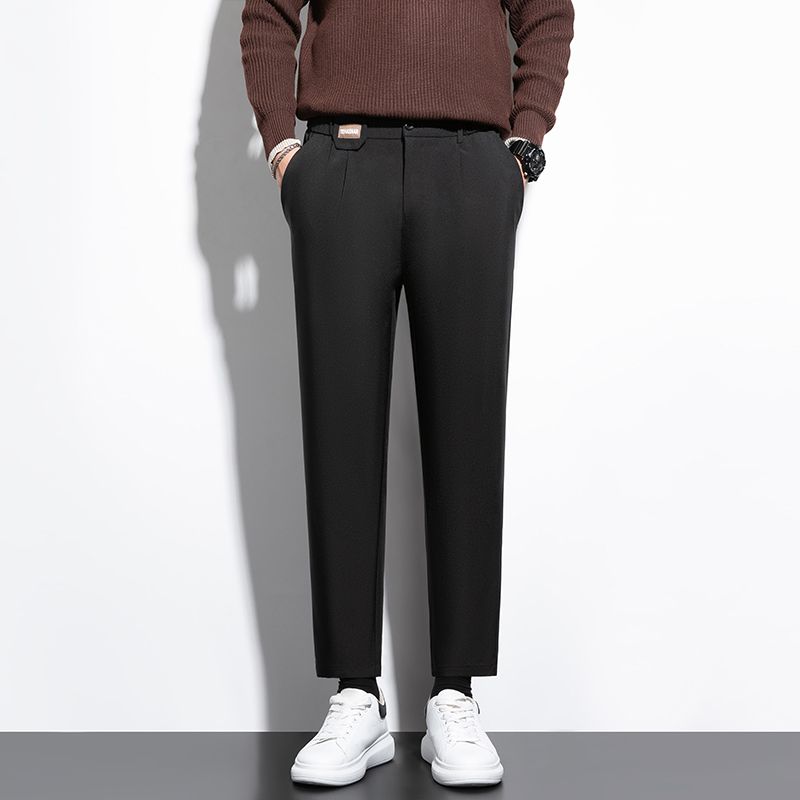 남성 슬림핏 드레스 팬츠 비즈니스 캐주얼 바지 가을 봄 - Formal Trouser Stretch 리뷰 및 가격