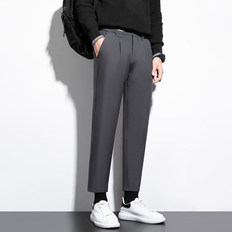 남성 슬림핏 드레스 팬츠 비즈니스 캐주얼 바지 가을 봄 - Formal Trouser Stretch 리뷰 및 가격